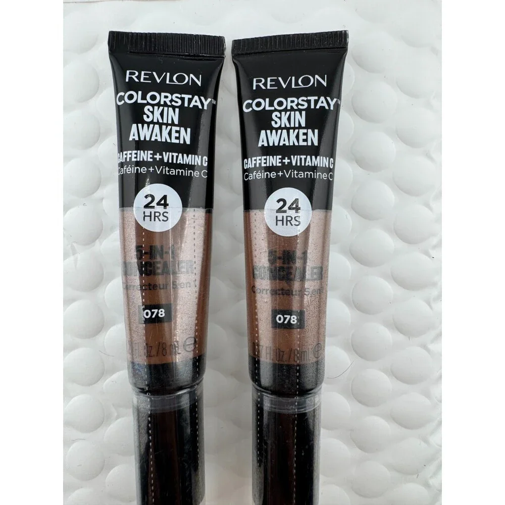Revlon ColorStay Skin Awaken 5-in-1 Concealer Shade 078 24HR Wear - Lot of 2